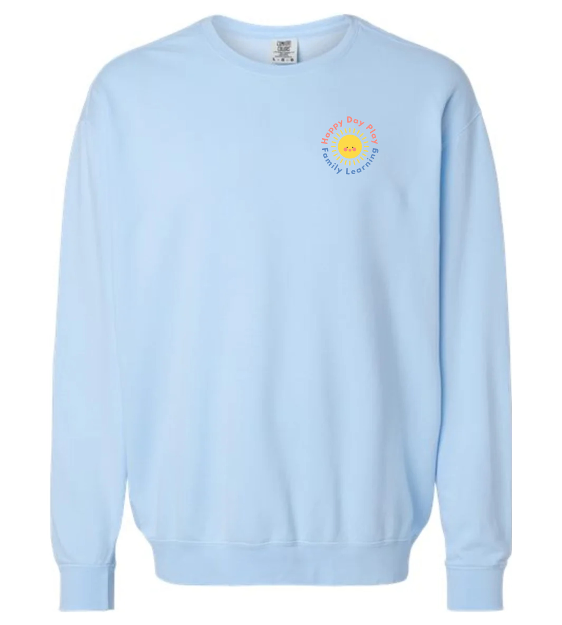 Comfort Colors Garment-Dyed Lightweight Fleece Crewneck Sweatshirt